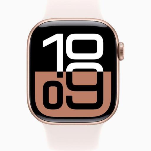 Apple Watch Series 10/ GPS/ Cellular/ 42mm/ Caja de Aluminio Oro Rosa / Correa Deportiva Rosa Rubor M/L [1]