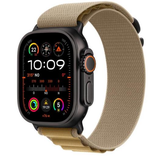 Apple Watch Ultra 2/ GPS/ Cellular/ 49mm/ Caja de Titanio/ Correa Loop Alpine Canela Pequeña