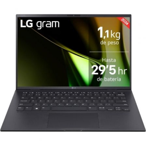 Portátil LG Gram 14ZD90S-G.AX75B Intel Core Ultra 7-155H/ 16GB/ 512GB SSD/ 14"/ Sin Sistema Operativo