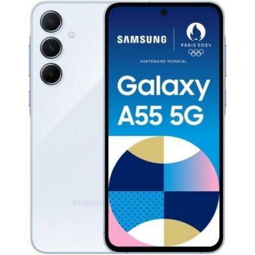 Samsung Galaxy A55 8GB/ 128GB/ 6.6"/ 5G/ Azul Cielo