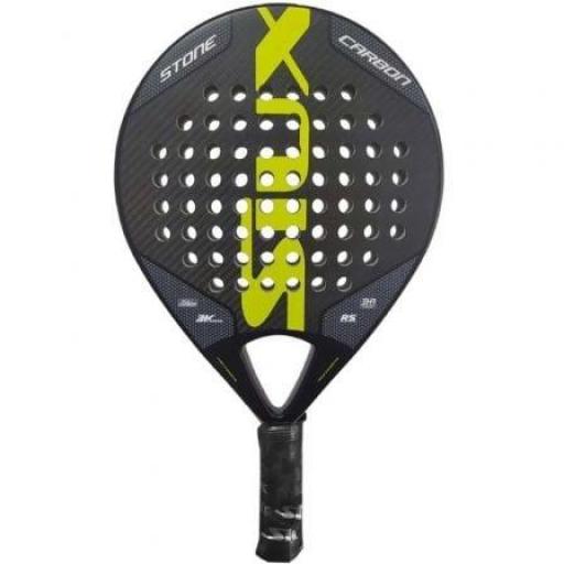 Pala de Pádel Siux Stone Carbon 3K/ Amarilla y Negra [0]