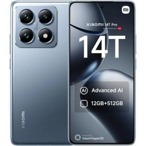 Xiaomi 14T Pro 12GB/ 512GB/ 6.67"/ 5G/ Azul Titanio