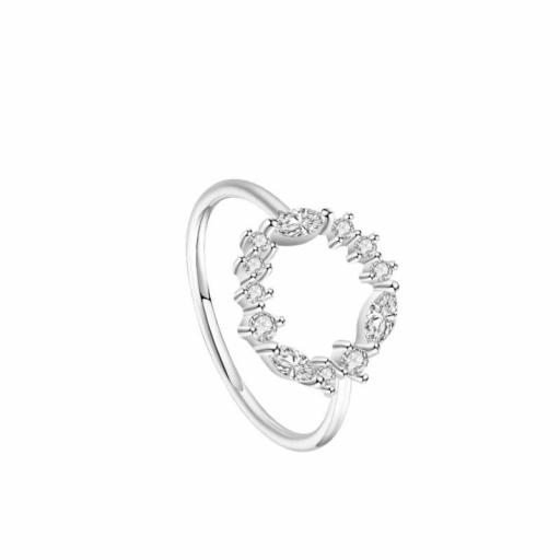 Anillo Ramun plata baño oro