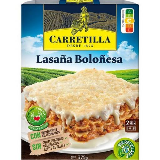 CARRETILLA LASAÑA BOLOÑESA 375 G [0]