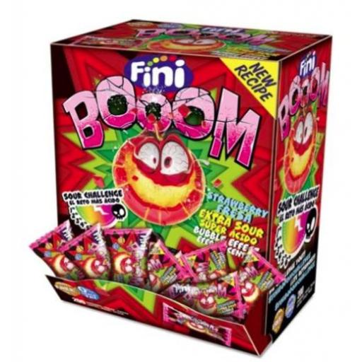 Caramelos Fini booom super ácido FRESA 200u [0]