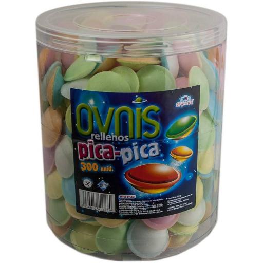 Ovnis Rellenos Pica Pica  Tarro 300 Unidades [0]