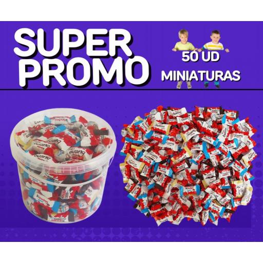 Bote miniaturas chocolate 50 unidades [0]