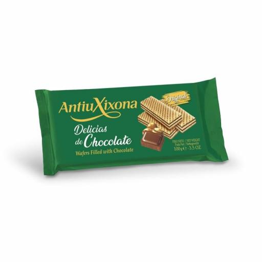 Antiu Xixona Euro Wafer Chocolate 100g  [0]