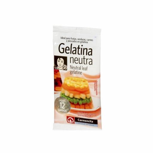 CAR GELATINA NEUTRA 12 láminas cajita [0]