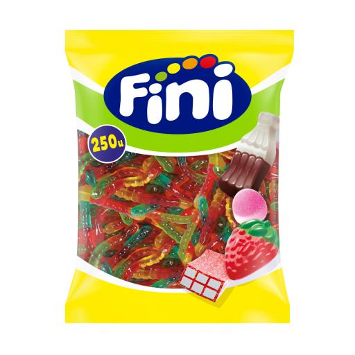 Caramelos de goma Fini Gusanos brillo 250u [0]