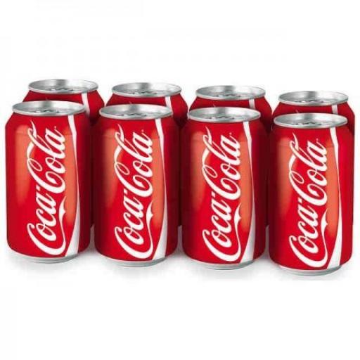 Coca Cola lata 33cl pack 8 unidades [0]