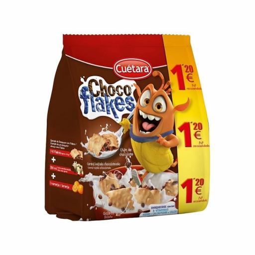 Cuétara Choco Flakes bolsas 120gr 6U [0]