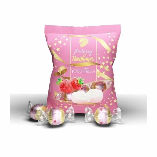 EURO BOMBONES YOGUR FRESA 85g 14 unidades [0]