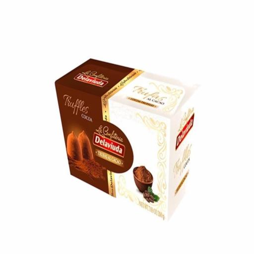 EURO DELAVIUDA TRUFAS AL CACAO 80g 10 unidades [0]