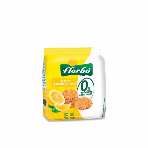 FLORBÚ COOKIES LEMON - GALLETAS SIN AZÚCAR 130 G 6U [0]