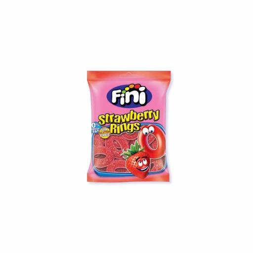 12 FINI STRAWBERRY RINGS 90g(aros fresa) [0]