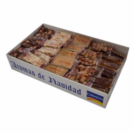 GR 1X1 TURRON PORCIONES SURTIDAS sup 25g 80piezas 2kg [0]