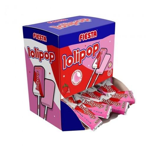 Fiesta Lolipop fresa cajita 20u [0]