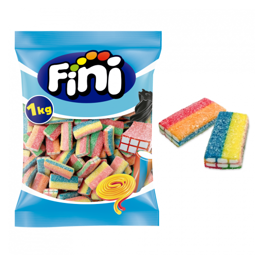 Regaliz Fini Ladrillos pica 6 colores 1kg [0]
