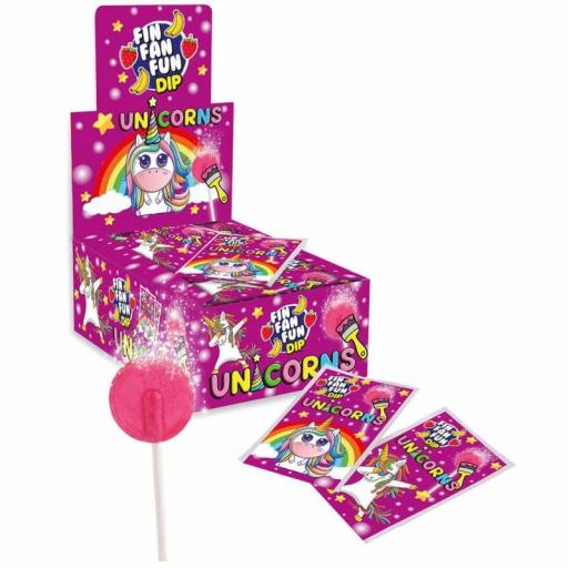 Sobres pica soda Unicornios fresa & plátano 40u [0]