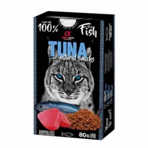 Alpha Spirit snacks naturales para gatos Atún