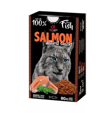 Alpha Spirit snacks naturales para gatos Salmon