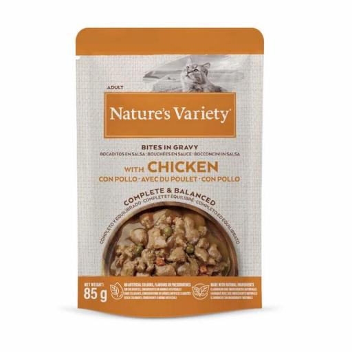 Nature's Variety Adult Pollo en Salsa para gatos 