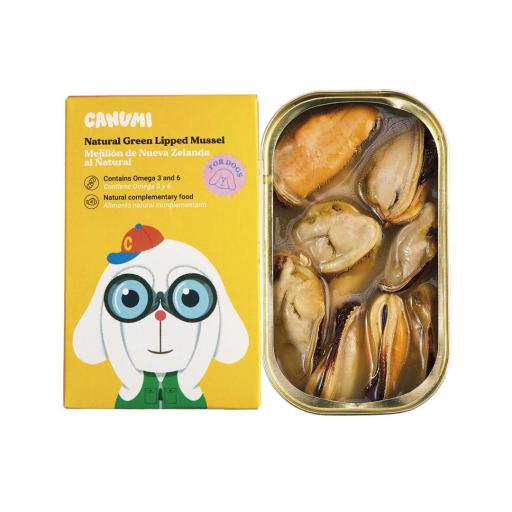 Canumi Mejillón de Labio verde al natural para perro