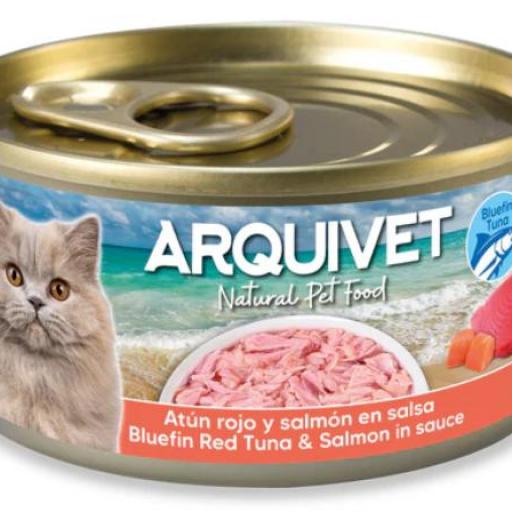 Arquivet Atún rojo y salmón en salsa - Mini Fillets