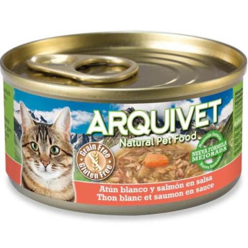 Arquivet Atún Blanco y Salmón en salsa - Mini Fillets