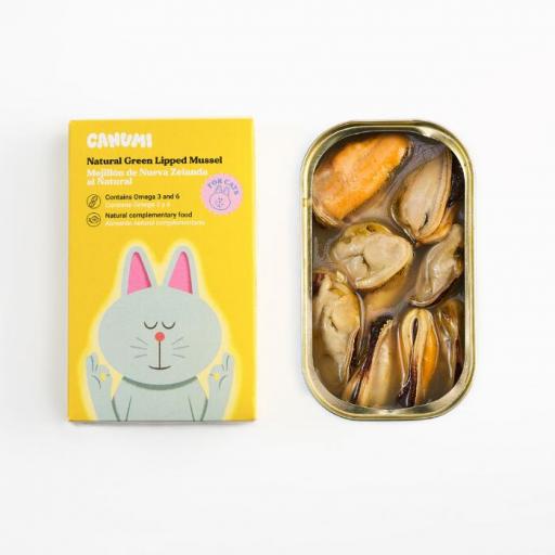 Canumi Lata de mejillones al natural para gato
