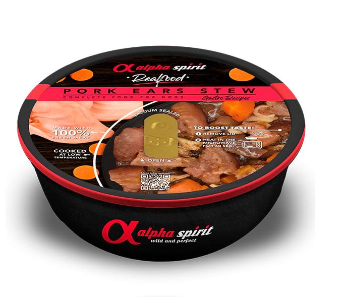 Alpha Spirit ESTOFADO de OREJA DE CERDO para perros (280gr)