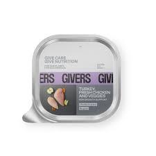 Givers Trocitos en Salsa Para Gatito de Pavo, Pollo Fresco y Vegetales