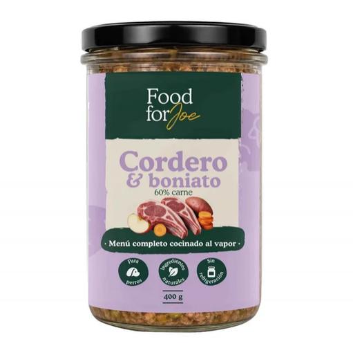 Food for Joe Cordero y Boniato – Menú completo cocinado al vapor 400gr