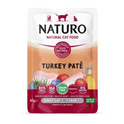 Naturo Paté de Pavo para gato
