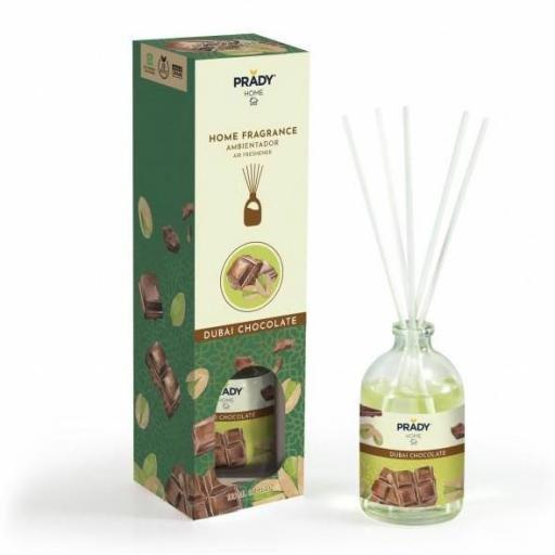 Ambientador mikado Dubai Chocolate 100 ml. Prady