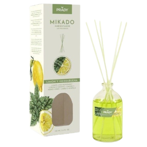 Ambientador mikado Limón y hierbabuena 100 ml. Prady