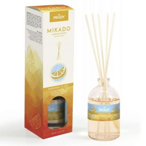Ambientador mikado Naranja Flash 100 ml. Prady