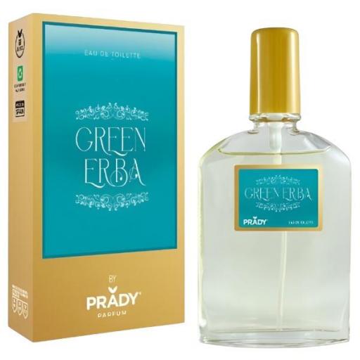 Eau de toilette Green Erba 90 ml. Prady