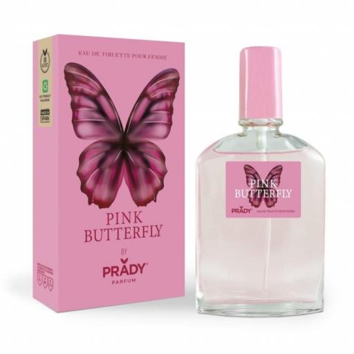 Eau de toilette Pink Butterfly 90 ml. Prady