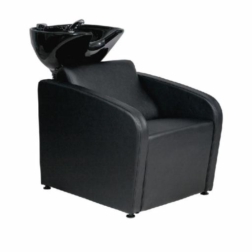 Lavacabezas Peluqueria Brezz Negro Ceramica Negra
