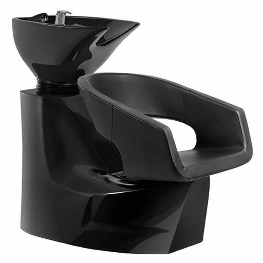 Lavacabezas Peluqueria Gloss Negro Ceramica Negra