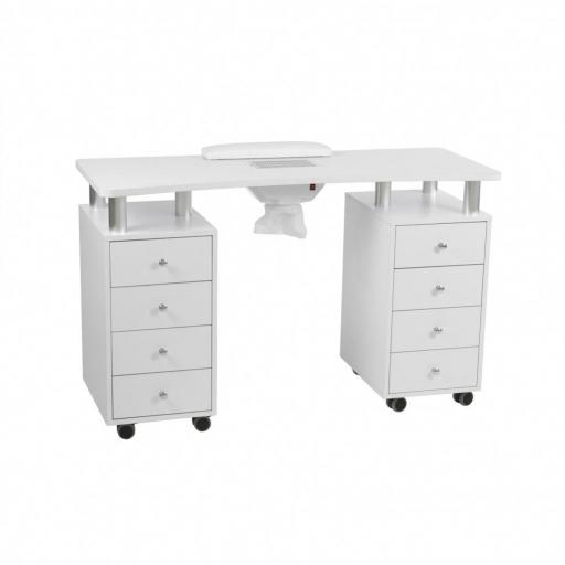 Mesa Manicura Ruby Blanca