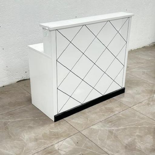Mostrador Recepcion Peluqueria Estetica Santiago Blanca