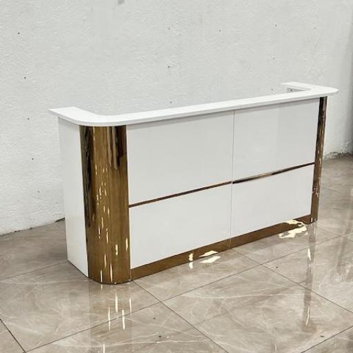 Mostrador Recepcion Peluqueria Estetica Tarragona Blanca