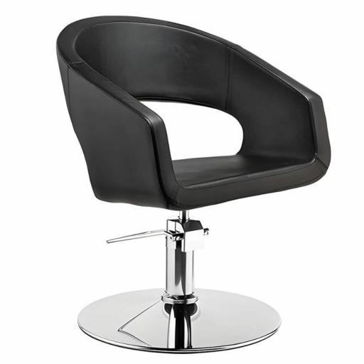 Silla de Peluqueria Brio Base Redonda Cromada