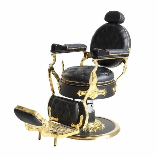 Sillon Barbero Royal Gold Negro