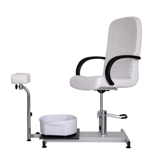 Sillon Pedicura con Bañera Luxi Blanco