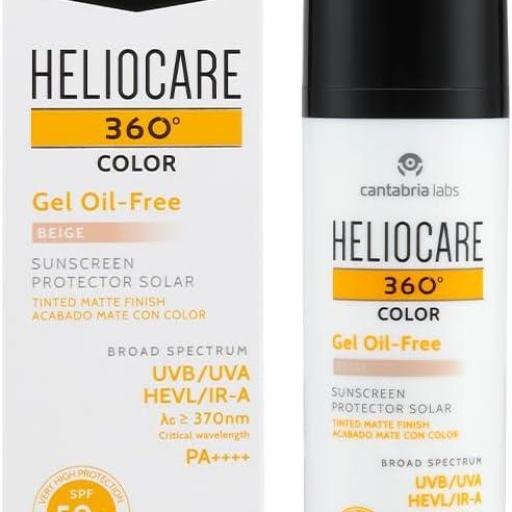 HELIOCARE 360 GEL OIL FREE SPF 50+ BEIGE 50ML