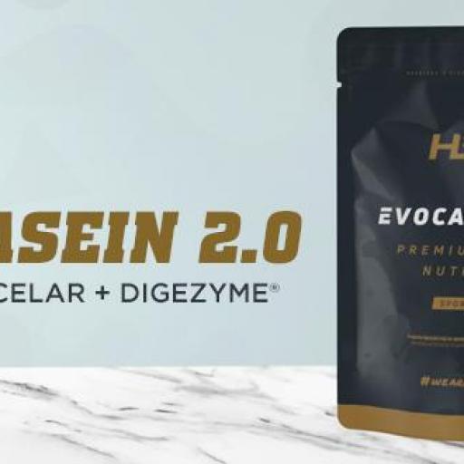 HSN EVOCASEINA 2.0 500 G SABOR FRESA PLATANO [0]
